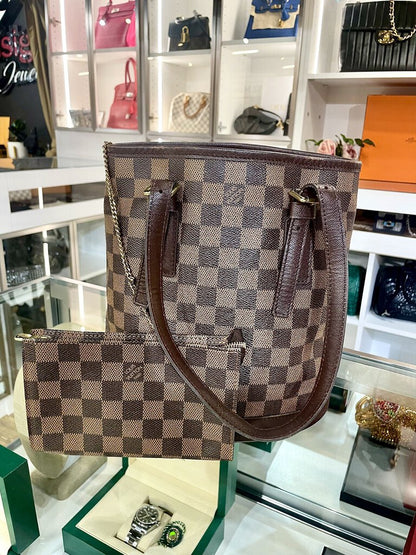 LV Marias Bucket Damier E