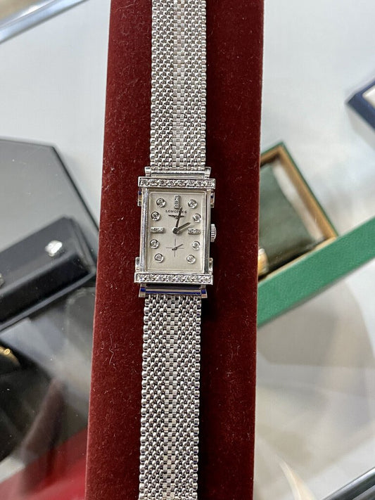 14kt Wg Diamond Watch