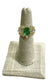 18KT YG 2CT EMERALD W/2TW DIAMOND APPRAISAL