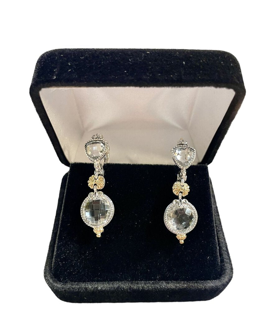 SS PYTHIA CRYSTAL DROP EARRINGS KONSTANTINO