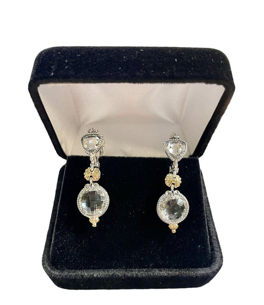 SS PYTHIA CRYSTAL DROP EARRINGS KONSTANTINO