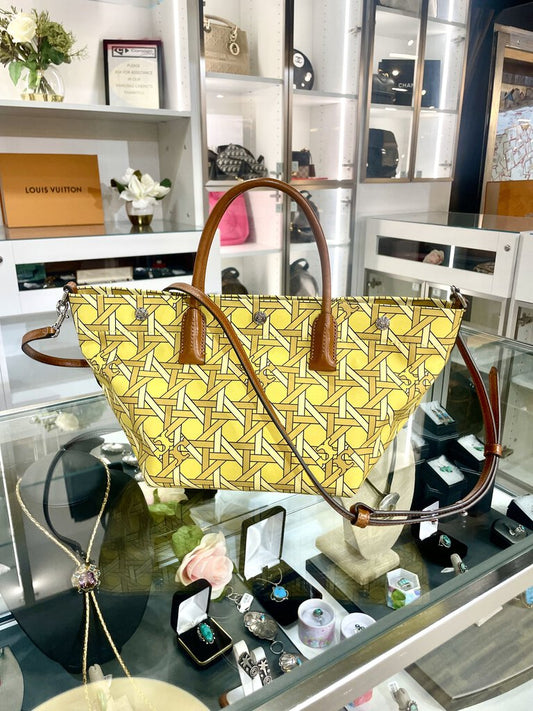 TORY BURCH YELLOW HANDBAG