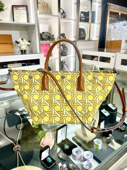 TORY BURCH YELLOW HANDBAG