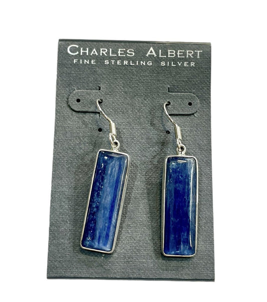 SS CA KYANITE EARRINGS DANGLE