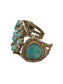 SS TURQUOISE CUFF LARGE BRACELET