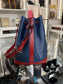 LV NEO BLUE/RED EPI LEATHER SHOULDER BAG