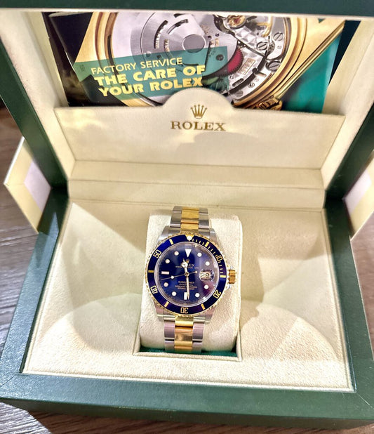 05 ROLEX SUBMARINER TUTONE BOX PAPERS