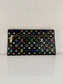 LV MULTI COLOR BLACK MONOGRAM TAKASHI MURAKAMI WALLET